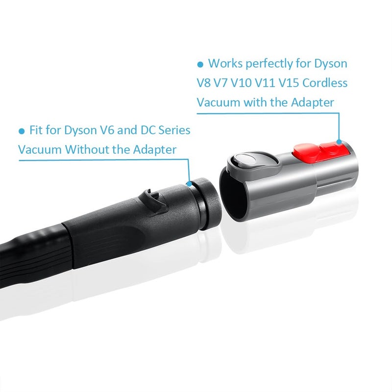 Charlux 23'' Flexible Extension Crevice Tool Attachment for Dyson V8 V7 V10 V11 V15 V6 Vacuum Cleaner with Quick Release Converter Adapter - Image 3